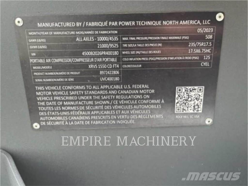 Atlas Copco XRVS1550CD Compressors