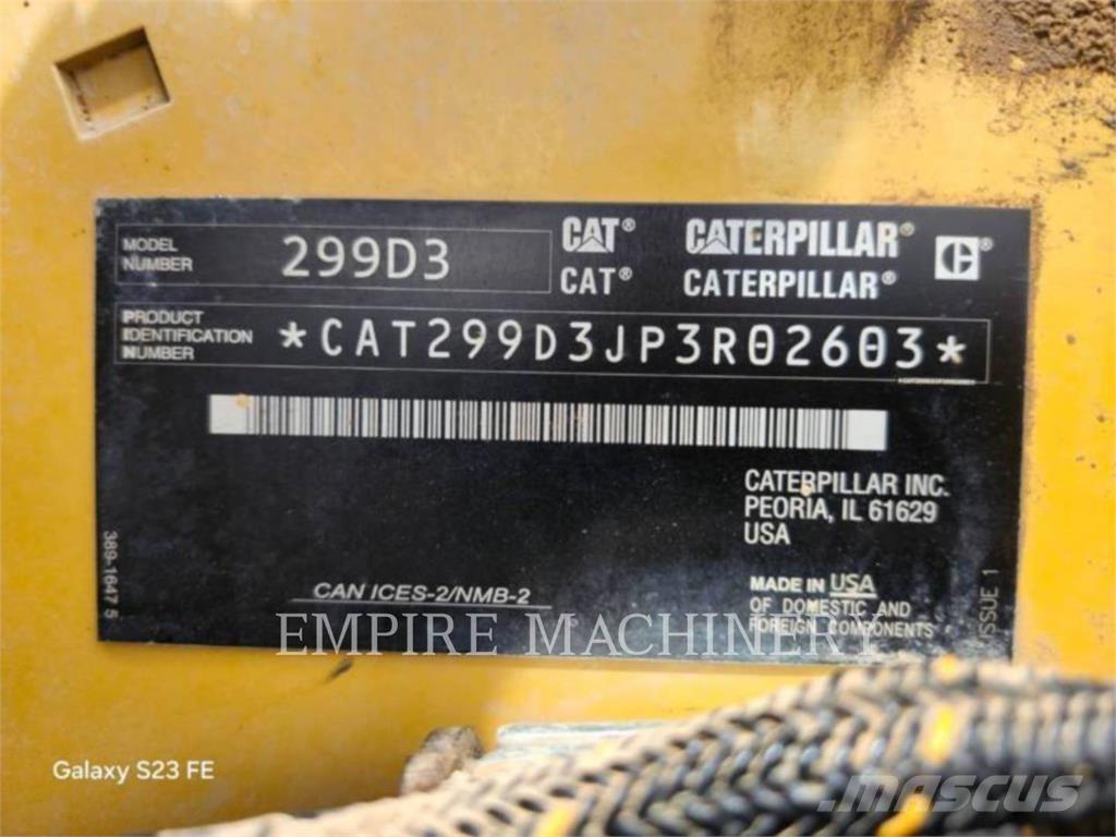 CAT 299D3XPSCA Skid steer loaders