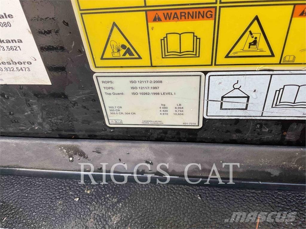 CAT 302.707CR Crawler excavators