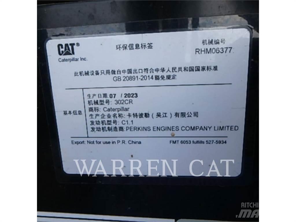 CAT 302 CR Crawler excavators