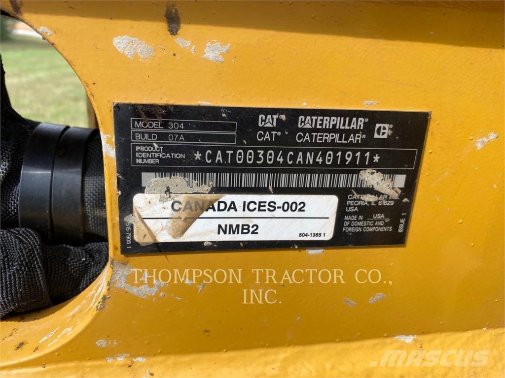 CAT 304 Crawler excavators