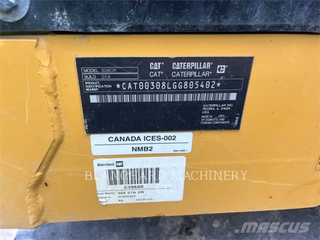 CAT 308-07CR Crawler excavators