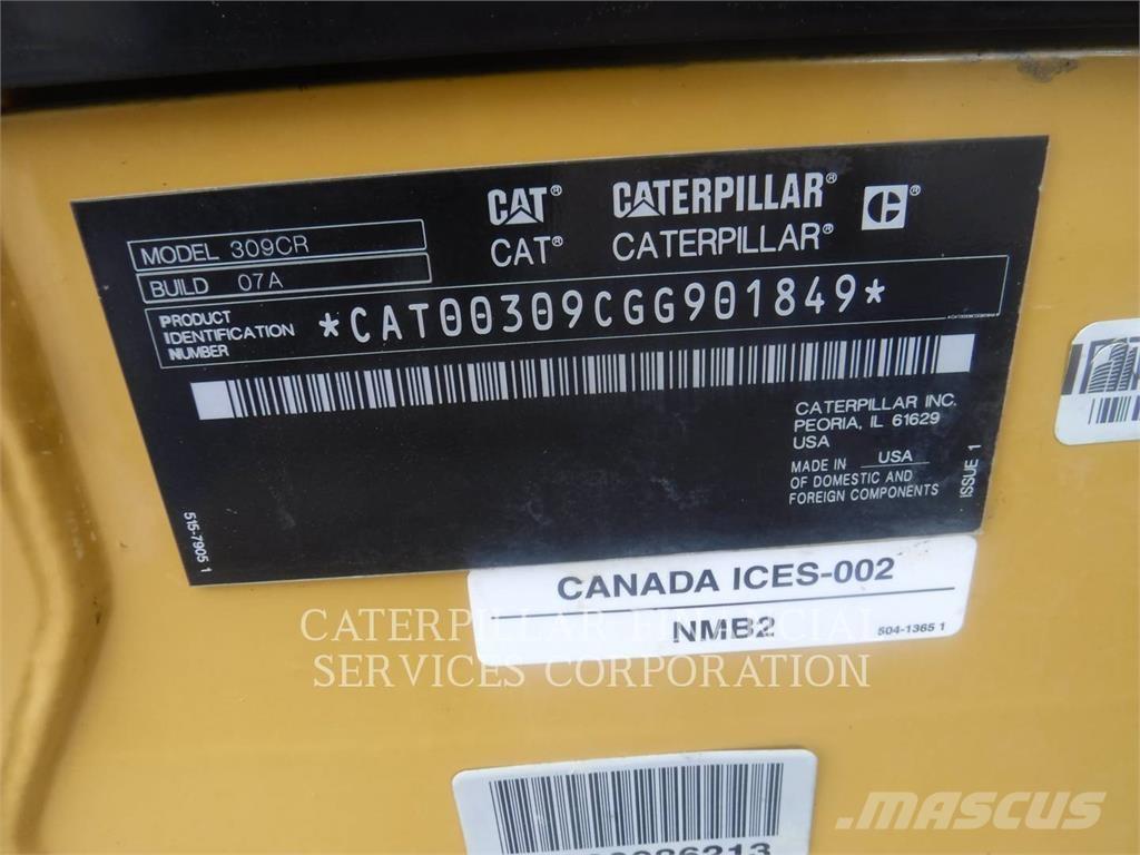 CAT 309-07CR Crawler excavators