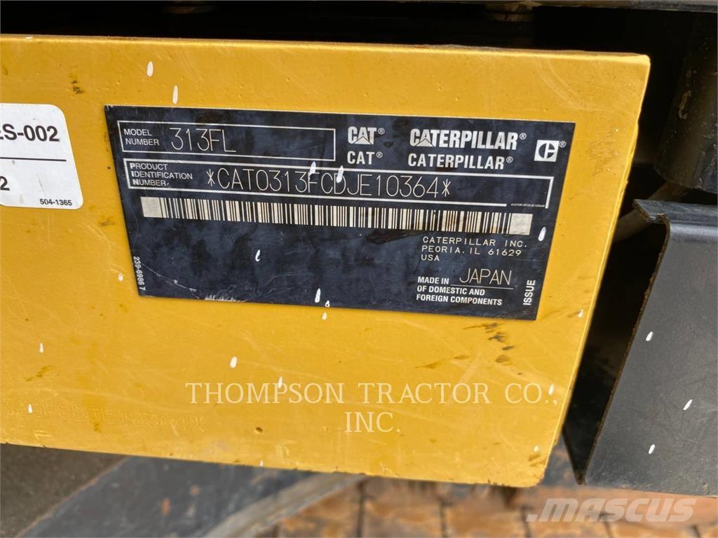 CAT 313FL Crawler excavators