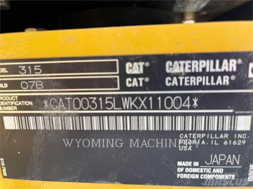 CAT 315 Crawler excavators
