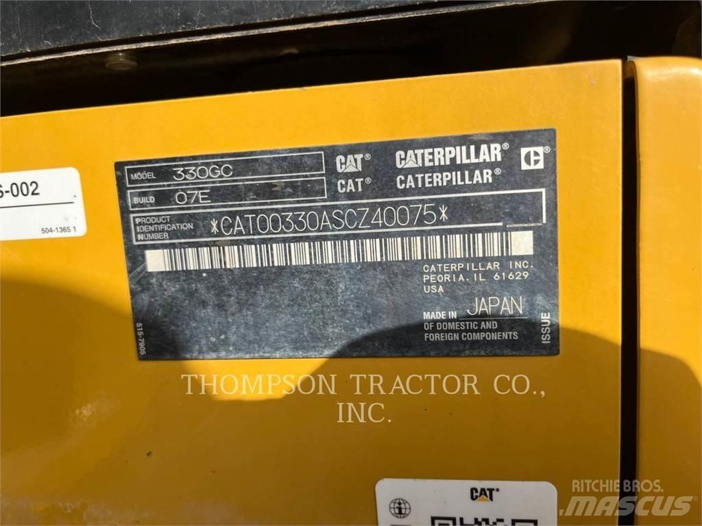 CAT 330GC Crawler excavators