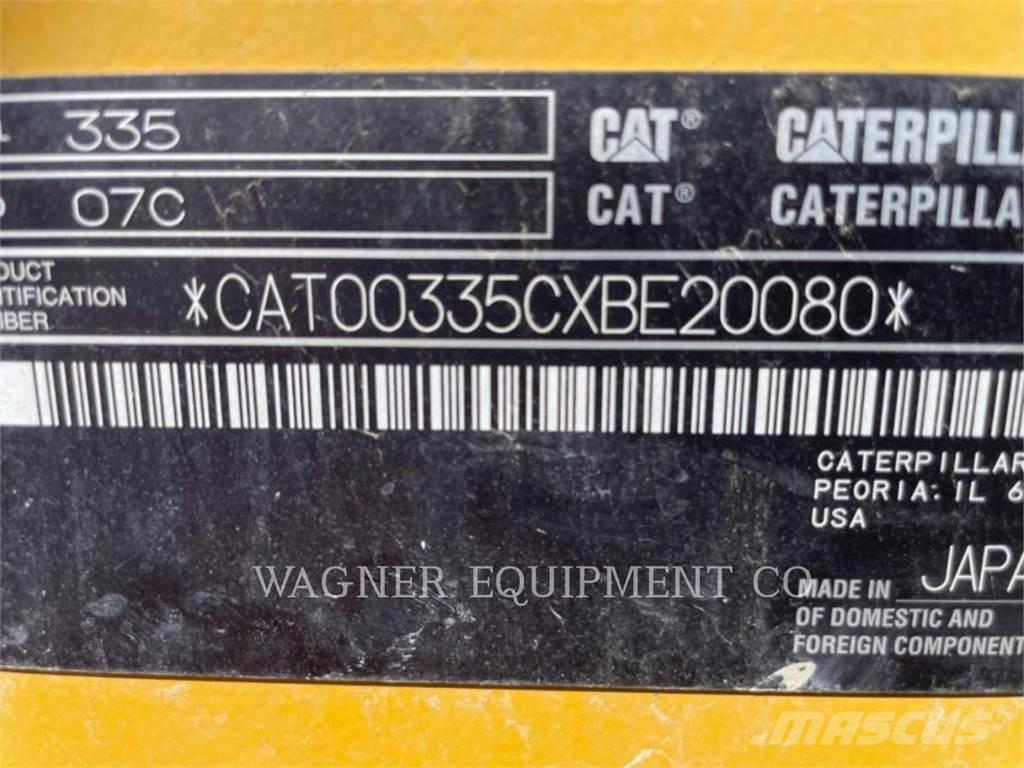 CAT 335 Crawler excavators