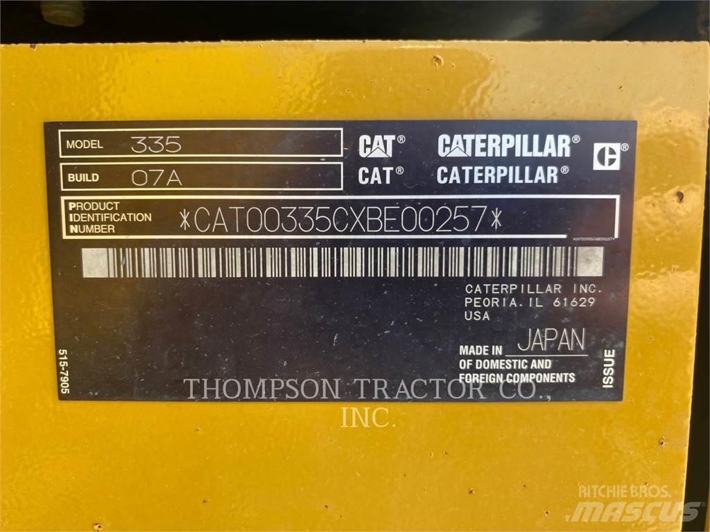 CAT 335 Crawler excavators