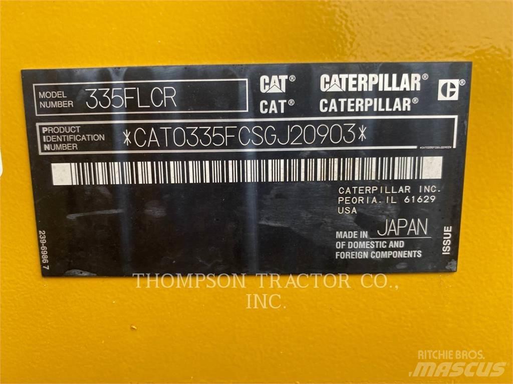 CAT 335FLCR Crawler excavators