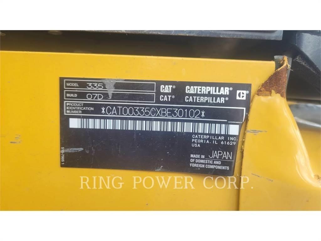 CAT 335QC Crawler excavators