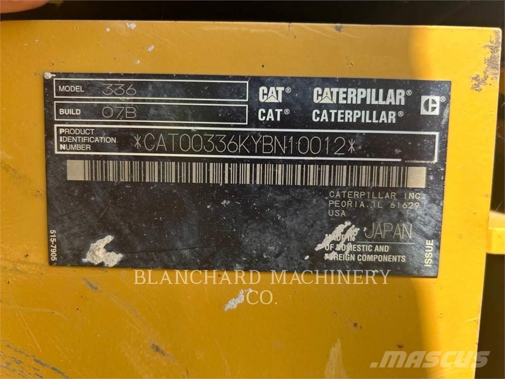 CAT 336 Crawler excavators