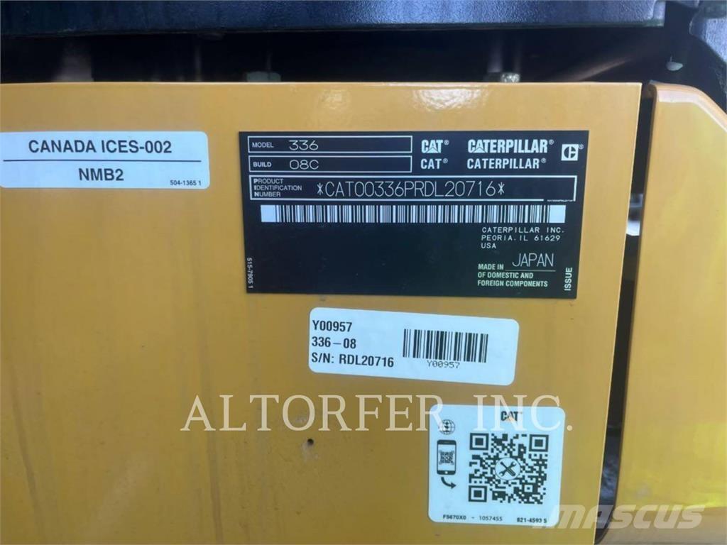 CAT 336-08 Crawler excavators