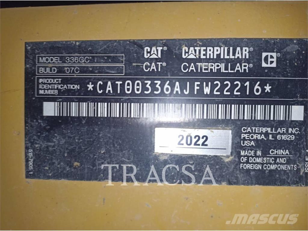 CAT 336 GC Crawler excavators