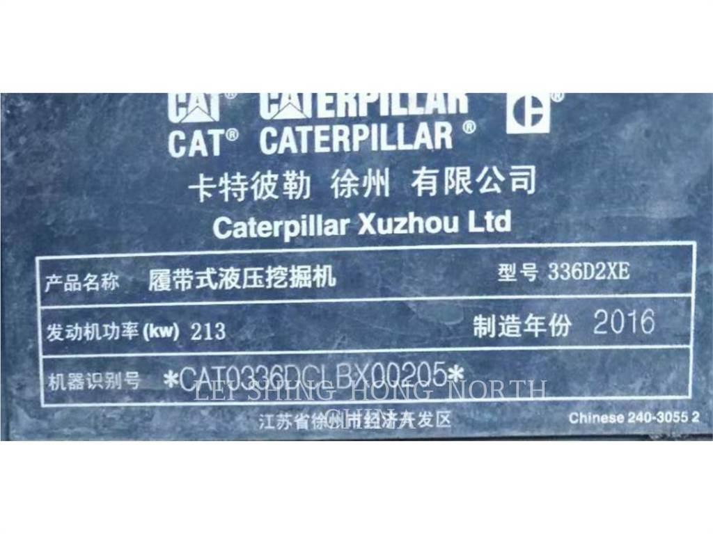 CAT 336D2XE Crawler excavators