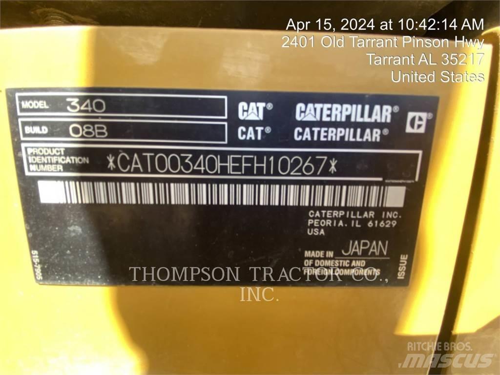 CAT 340 Crawler excavators