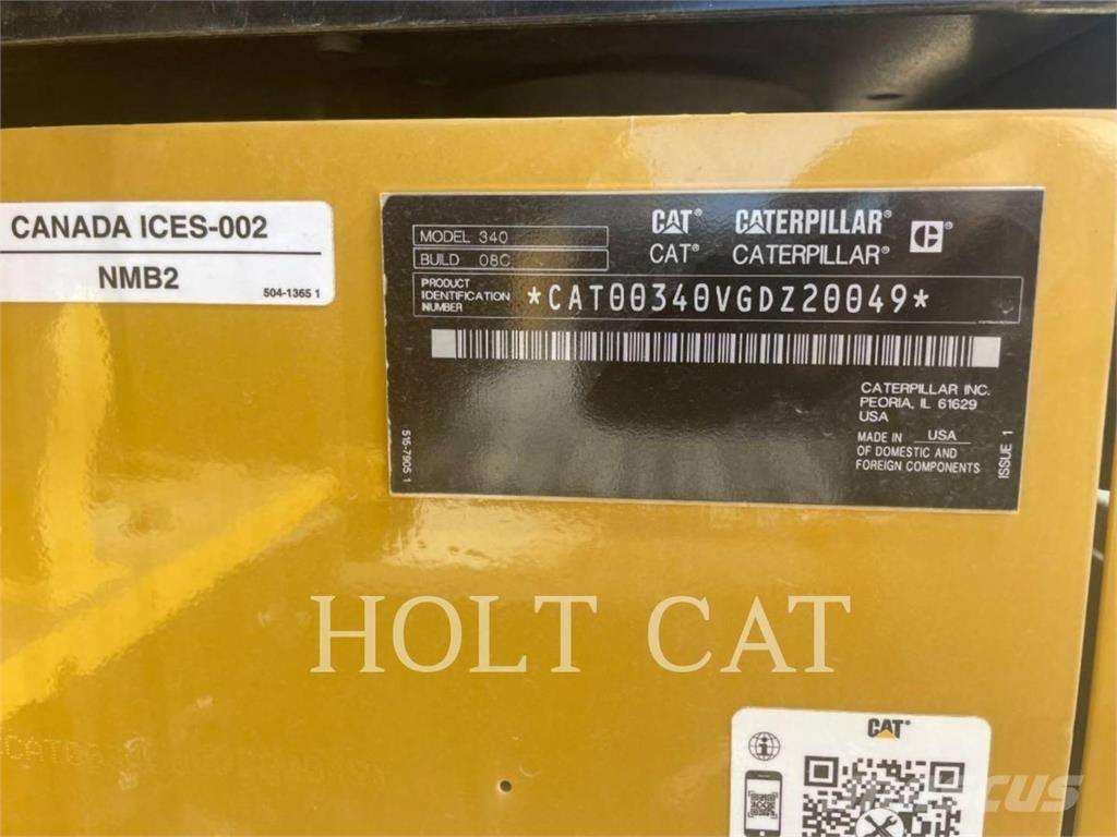 CAT 340 10 TC Crawler excavators