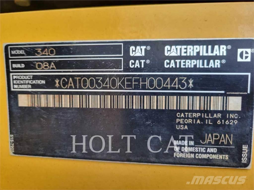 CAT 340 12 TC Crawler excavators