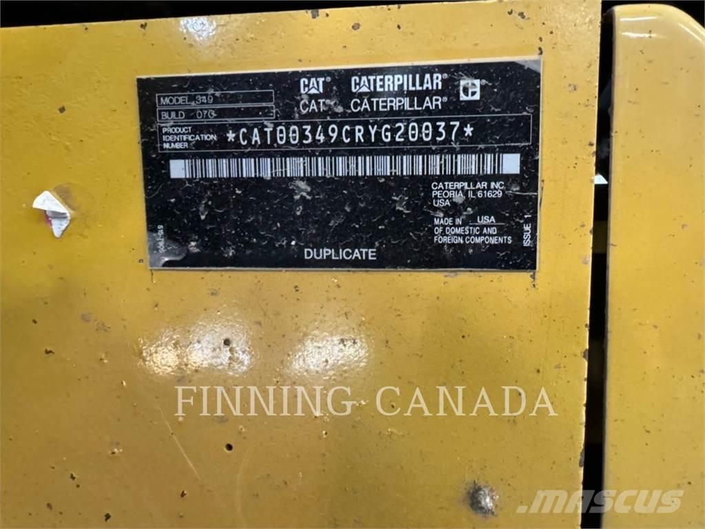 CAT 349-07 Crawler excavators