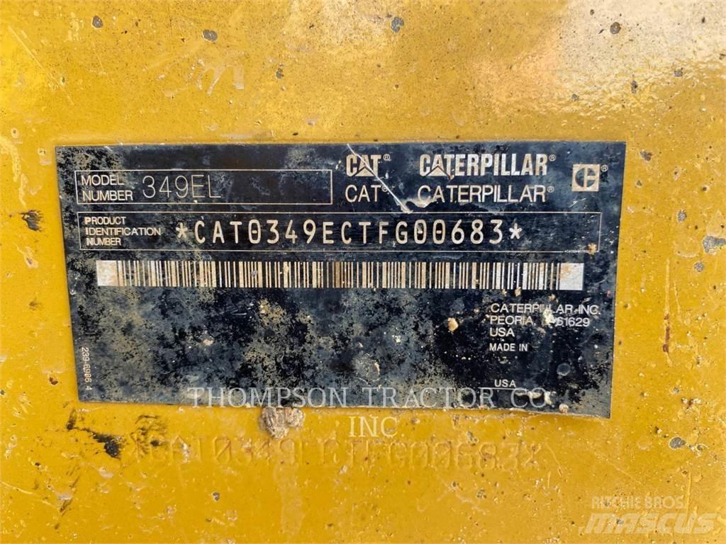 CAT 349EL Crawler excavators