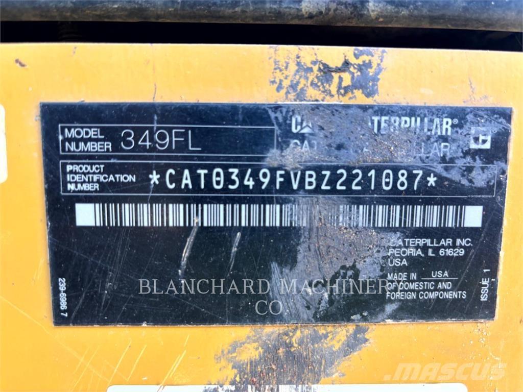CAT 349F Crawler excavators