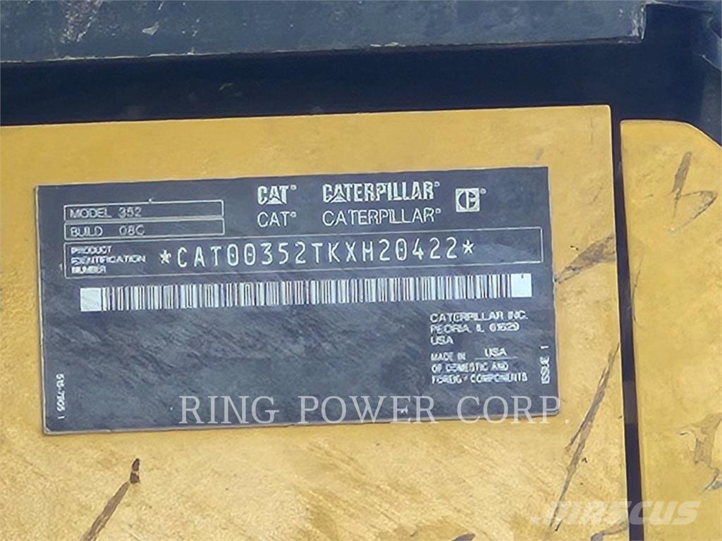 CAT 352-08 Crawler excavators