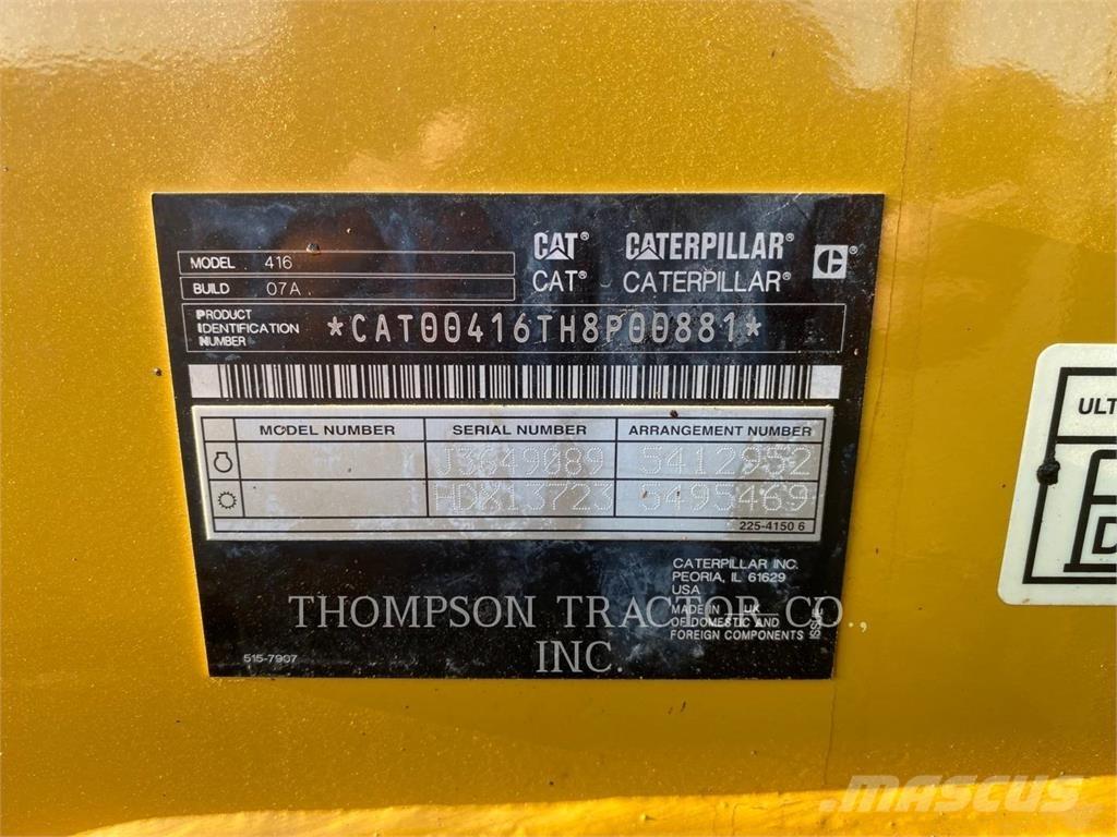 CAT 416 Backhoe