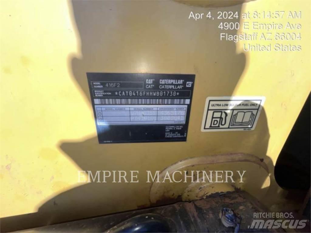 CAT 416F2 4EO Backhoe