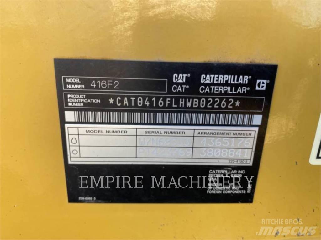 CAT 416F2 4EO Backhoe