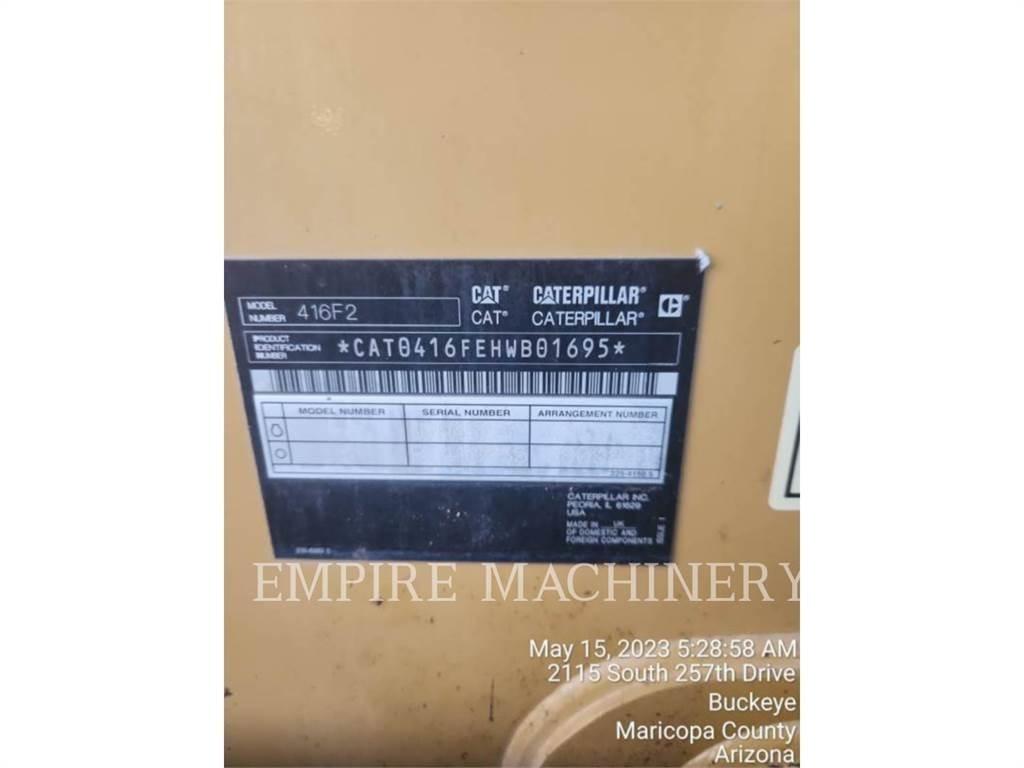 CAT 416F2 4EO Backhoe