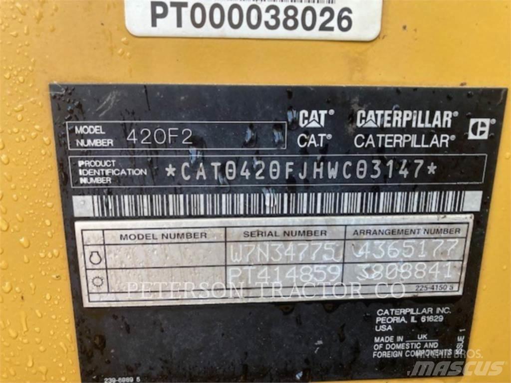 CAT 420F2 Backhoe