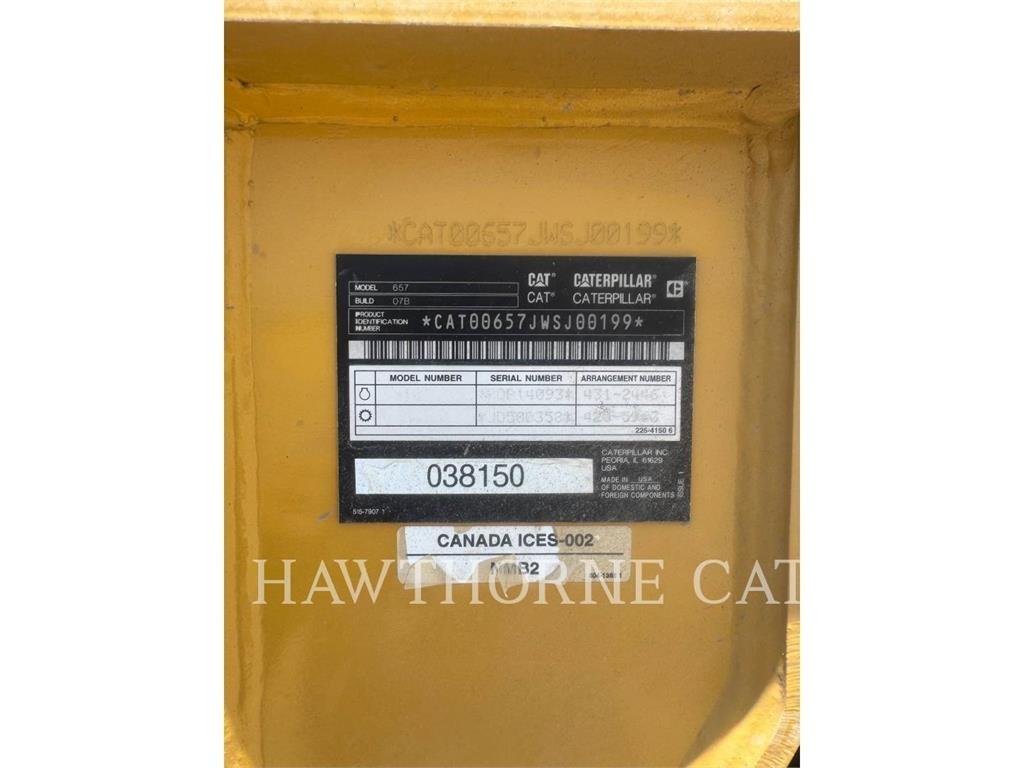 CAT 657 Scrapers