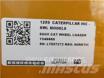 CAT 926M Wheel loaders