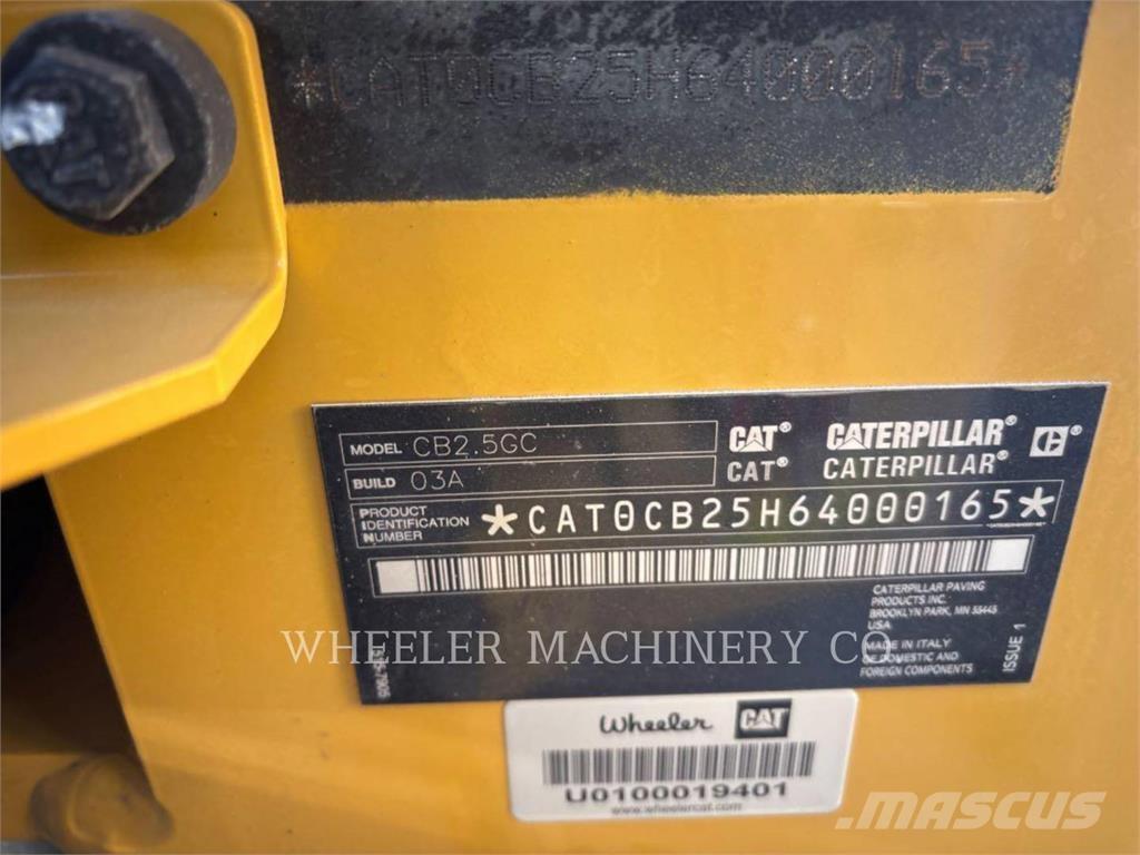 CAT CB2.5 GC Twin drum rollers