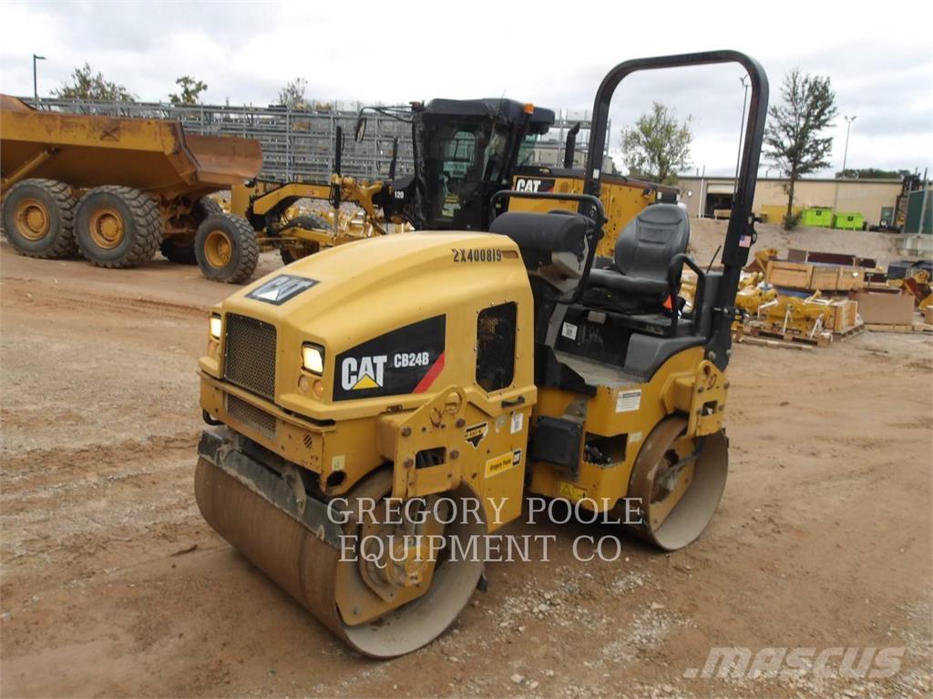 CAT CB24B Twin drum rollers