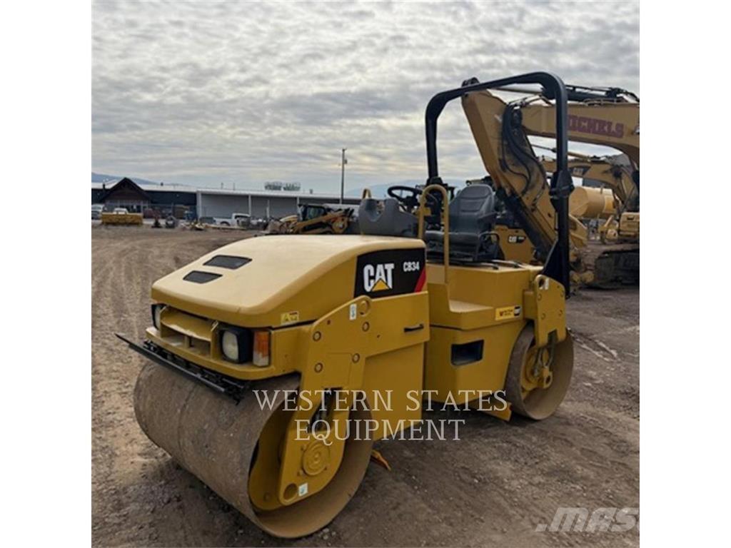 CAT CB34 Twin drum rollers