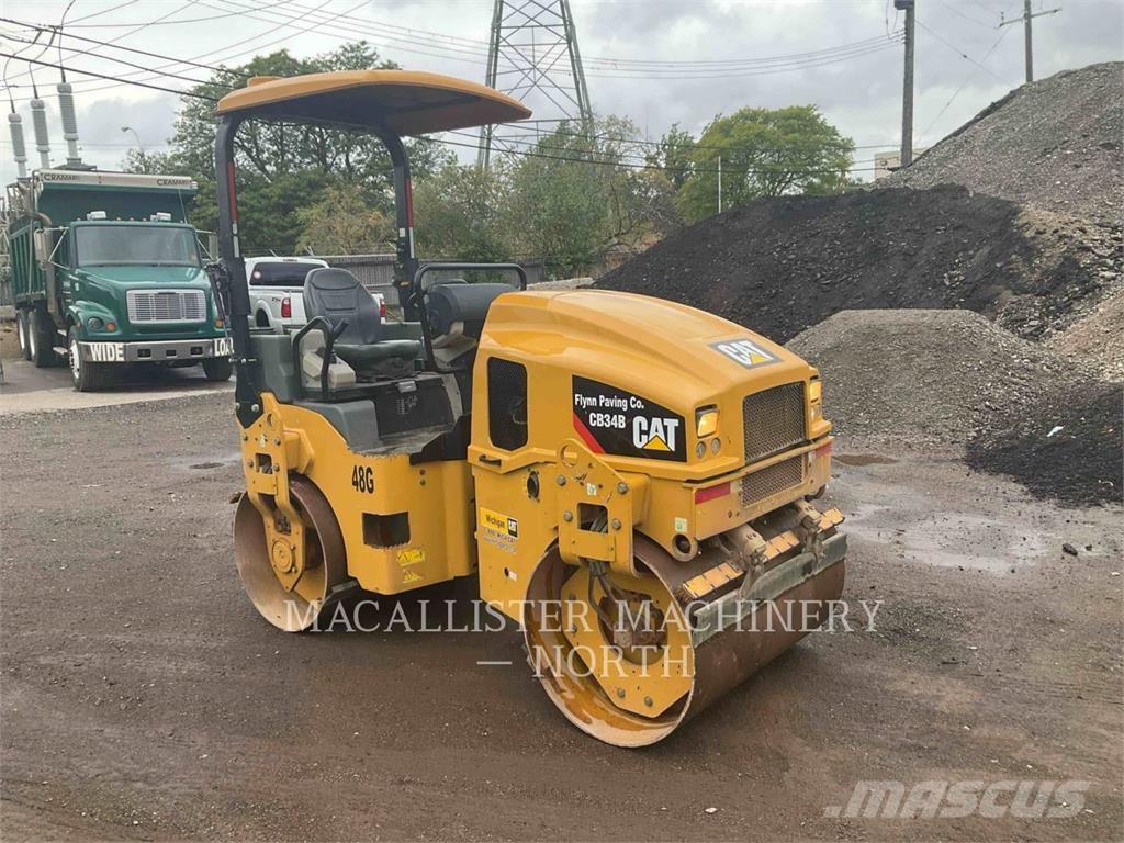 CAT CB34B Twin drum rollers