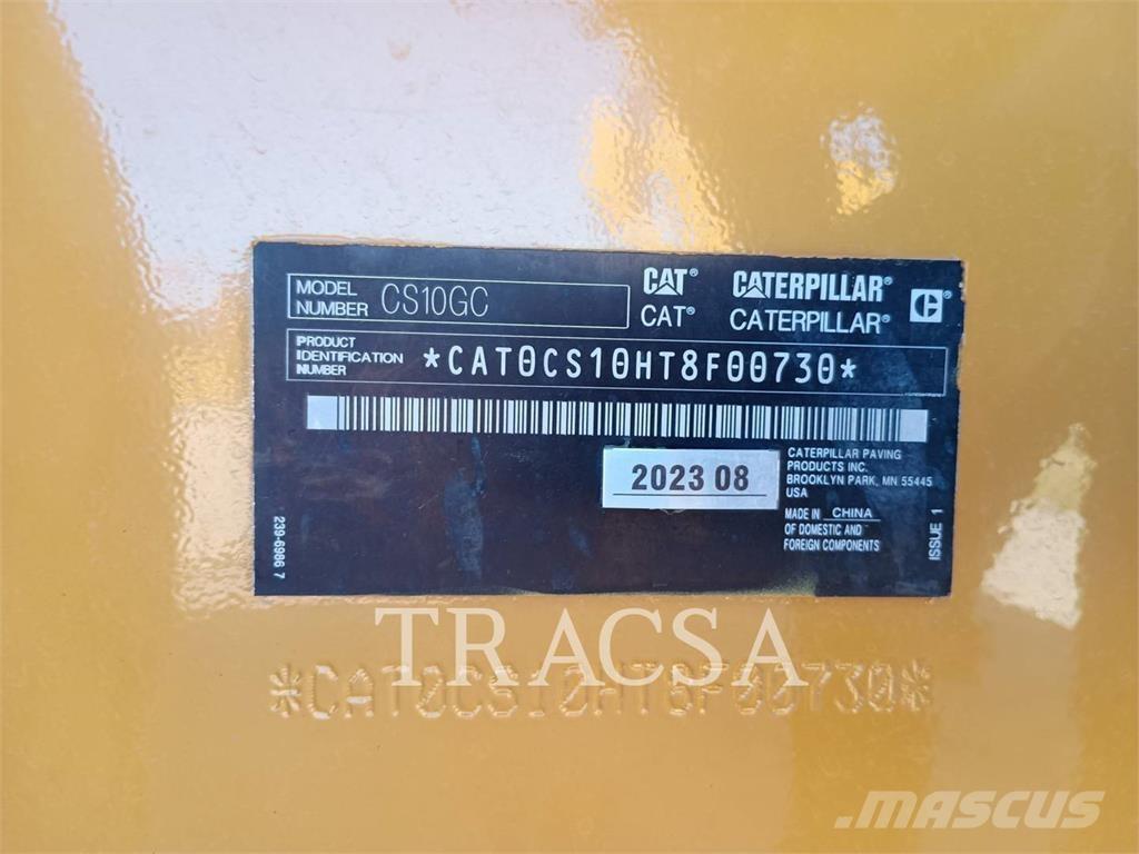 CAT CS10GC Single drum rollers
