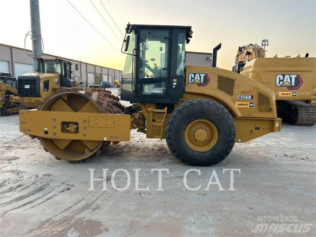 CAT CS56B CAB Single drum rollers