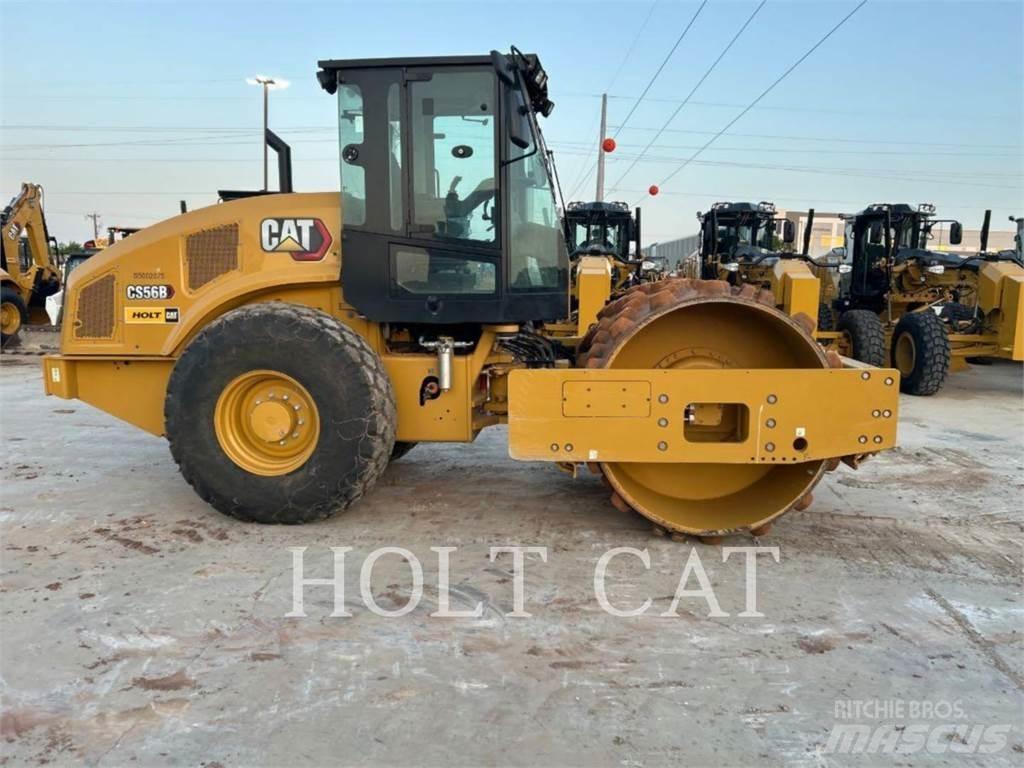 CAT CS56B CAB Single drum rollers