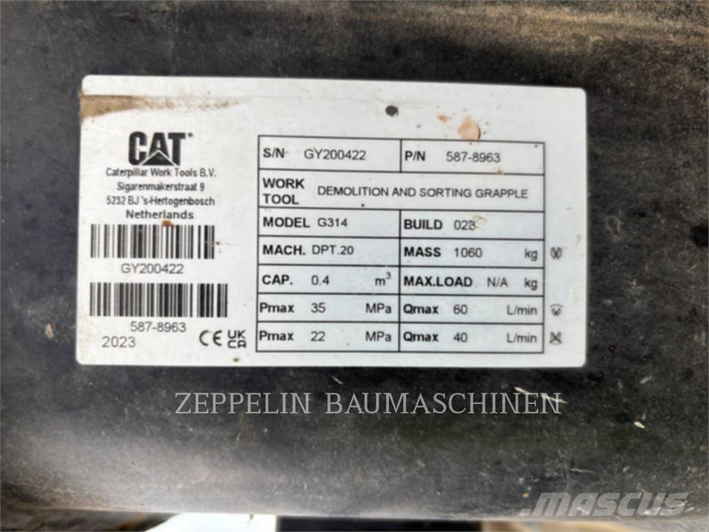 CAT G314-D Grapples
