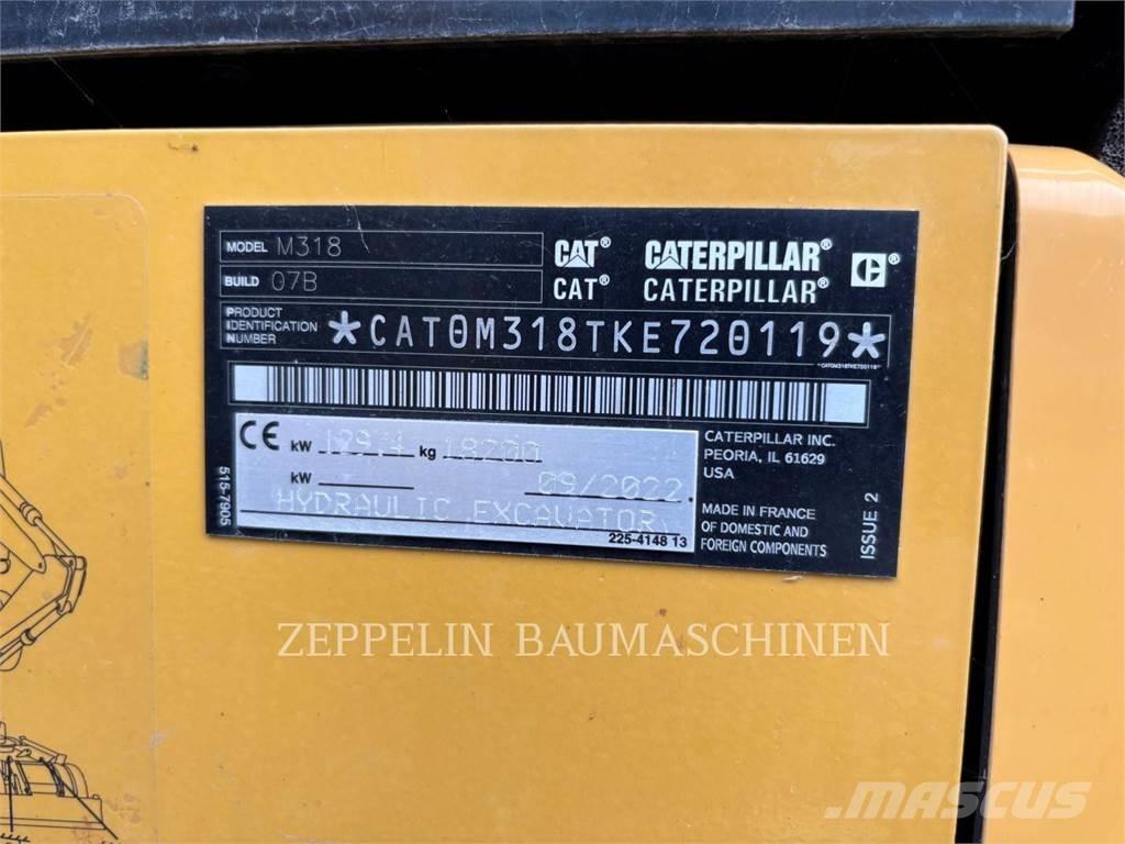 CAT M318-07A Wheeled excavators