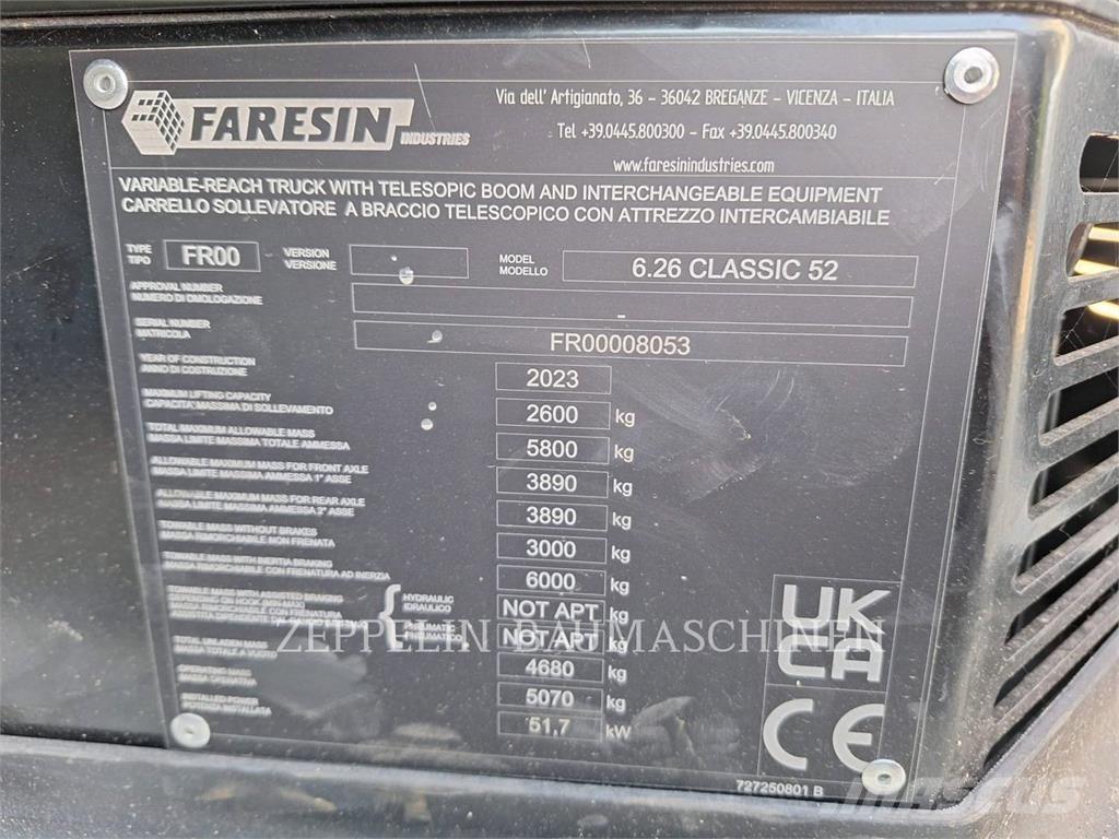 Faresin 6.26 Telescopic handlers