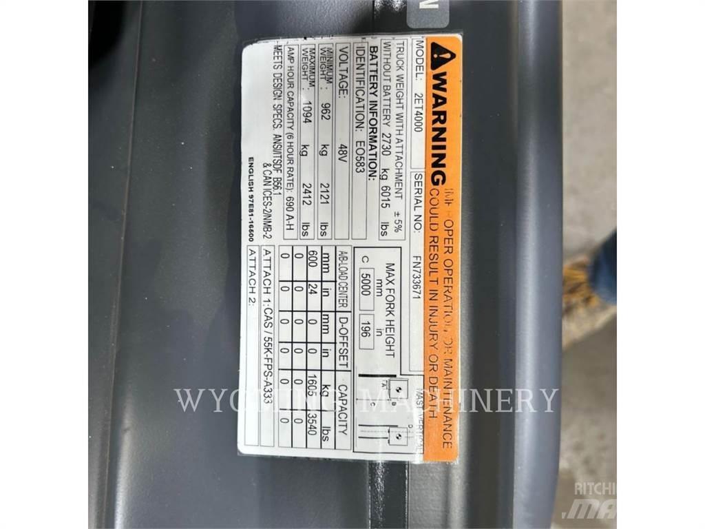Mitsubishi 2ET4000 Electric forklift trucks