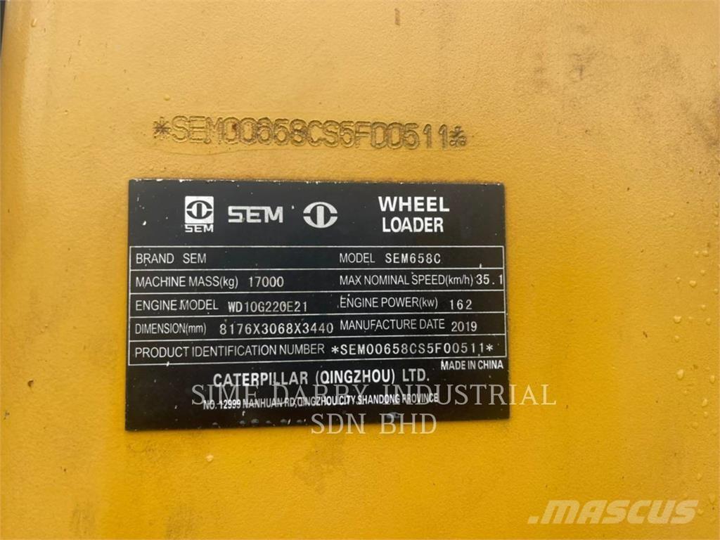 SEM MACHINERY SEM 658C Wheel loaders