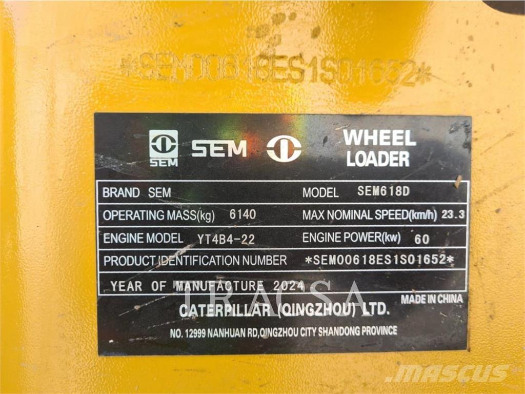SEM MACHINERY SEM618D Wheel loaders