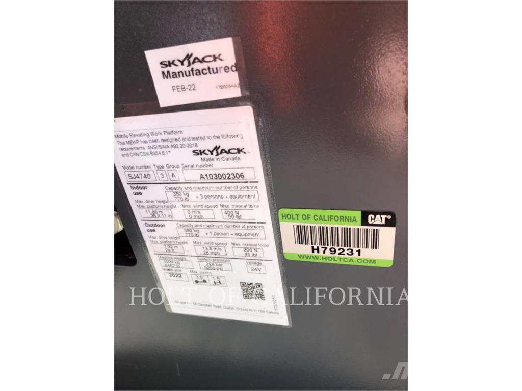 Skyjack SCISSOR40E Scissor lifts