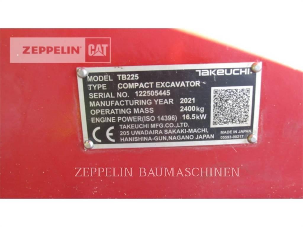Takeuchi TB225 Crawler excavators