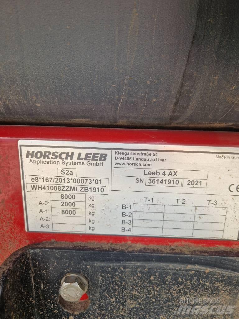 Horsch Leeb 4 AX Trailed sprayers