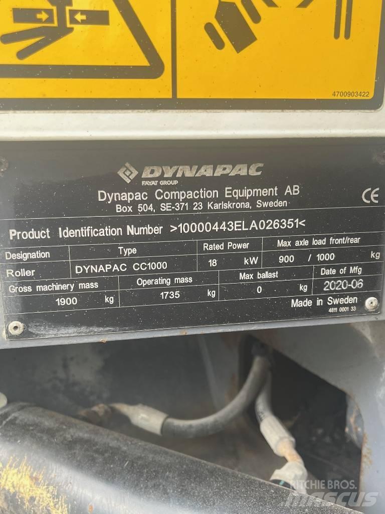 Dynapac CC 1000 Twin drum rollers