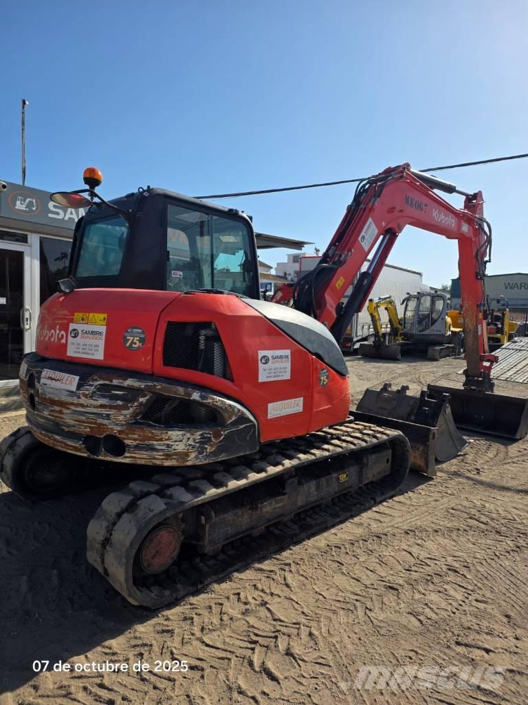 Kubota KX80-4a2 Mini excavators  7t - 12t